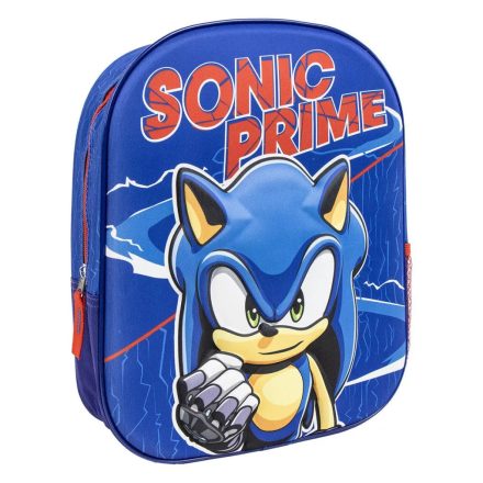 Sonic a sündisznó hátizsák 3D, kék 31 cm (Prime)