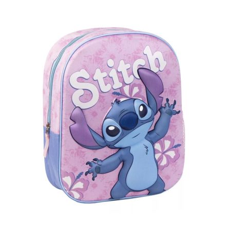 Lilo és Stitch A csillagkutya hátizsák 3D, lila 31 cm (Hibiscus)