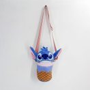Disney Lilo i Stitch Ice Cream plišana torba sa strane, torba preko ramena 18 cm
