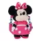 Disney Minnie Pink plišana torba, ruksak 34 cm