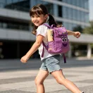 Dóra, a felfedező Purple Smile hátizsák, táska 30 cm