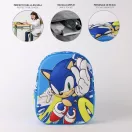 Sonic a sündisznó Power Run 3D hátizsák, táska 30 cm