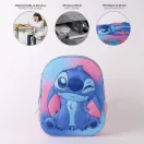 Disney Lilo és Stitch, A csillagkutya Galaxy 3D hátizsák, táska 30 cm