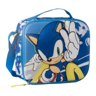   Sonic a sündisznó Power Run 3D thermo uzsonnás táska 26 cm
