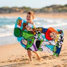 Disney Ratovi igračaka Crew kupaonski ručnik, plažni ručnik 70x140cm (Brzo Sušenje)