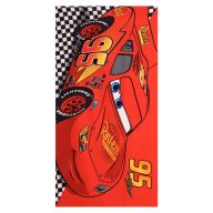   Disney Verdák Speed Racer fürdőlepedő, strand törölköző 70x140cm (Fast Dry)