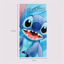 Disney Lilo i Stitch Big Smile kupaonski ručnik, plažni ručnik 70x140cm (Brzo Sušenje)