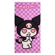   Hello Kitty Kuromi Heart fürdőlepedő, strand törölköző 70x140cm (Fast Dry)