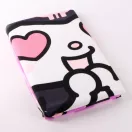 Hello Kitty Kuromi Heart fürdőlepedő, strand törölköző 70x140cm (Fast Dry)