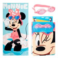 Disney Minnie Swimming set ručnik i naočale za plivanje