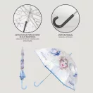 Disney Snježno kraljevstvo Ice Queen dječji prozirni kišobran Ø71 cm