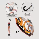 Hot Wheels Race dječji prozirni kišobran Ø71 cm