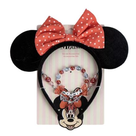 Disney Minnie ékszer és hajpánt szett (Black)