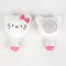 Hello Kitty White mini plišani češalj za kosu 13 cm