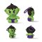 Bosszúállók Hulk 3D plüss figura akasztóval, táskadísz 13 cm