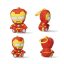 Osvetnici Iron Man 3D plišana figura s kukicom, ukras za torbu 13 cm
