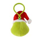 Grinch Green 3D plišana figura s kukom, ukras za torbu 14 cm