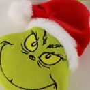Grinch Green 3D plišana figura s kukom, ukras za torbu 14 cm