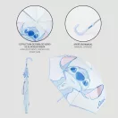 Disney Lilo és Stitch, A csillagkutya Cutie gyerek esernyő füllel Ø77 cm