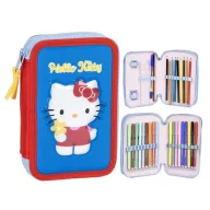 Hello Kitty Blue napunjena pernica 2 kata