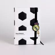 Real Madrid Ball párnázott notesz, vonalas jegyzetfüzet