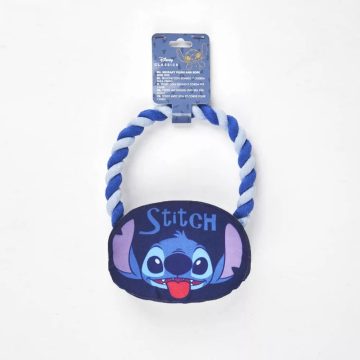   Disney Lilo és Stitch A csillagkutya sípoló plüss és kötél kutyajáték kék