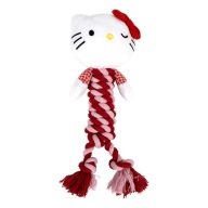 Hello Kitty Red cvileča konopac igračka za pse 30 cm
