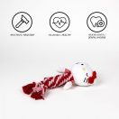 Hello Kitty Red cvileča konopac igračka za pse 30 cm