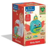 Šareno Montessori Clementoni igra za bebe Bird Piggy Bank