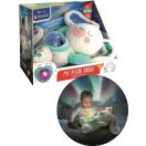 Zeko White Čupavo noćno svjetlo, projektor Clementoni