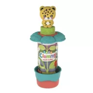   Színes Clemmy Garden Leopard puha építőkocka szett 7 db-os Clementoni