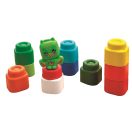 Šareno Clemmy mekani set kocki od 10 dijelova s figurom Clementoni