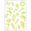 Crazy Chic Wolf tetovaža koja svijetli u mraku Clementoni