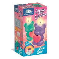   Šareno Love Set za izradu svijeća s medvjedićem Clementoni
