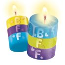 Šareno Glow Mates Set za izradu svijeća BFF Clementoni