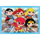 Liga pravde Mini-mates DC Super Hero 4 u 1 puzzle Clementoni