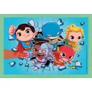 Liga pravde Mini-mates DC Super Hero 4 u 1 puzzle Clementoni