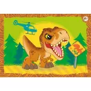 Jurassic World On the Loose Clementoni 4-u-1 puzzle