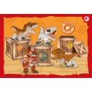 Jurassic World On the Loose Clementoni 4-u-1 puzzle