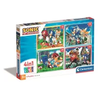 Sonic the Hedgehog Save the Day 4 u 1-puzzle Clementoni