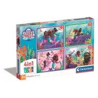 Disney Princeze Junior Ariel 4 u 1 puzzle Clementoni