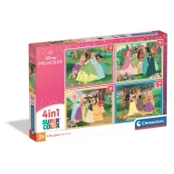 Disney Princeze Colloquy 4 u 1 puzzle Clementoni