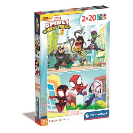 Pókember puzzle 2x20 db-os (Spidey)