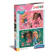   Alisa u zemlji čudesa Flowers Disney Alice pekara iz zemlje čudesa 2x60 kom puzzle Clementoni