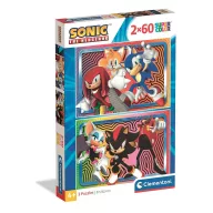   Sonic the Hedgehog Fierce Rivals 2x60 komadna puzzle Clementoni