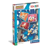 Sonic the Hedgehog Action Clementoni puzzle od 104 dijela