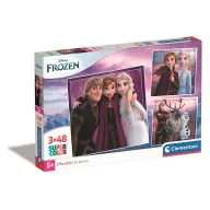   Disney Snježno kraljevstvo Leaf 3x48 komada puzzle Clementoni