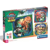 Mancs Őrjárat Dino Movie 3x48 db-os puzzle Clementoni