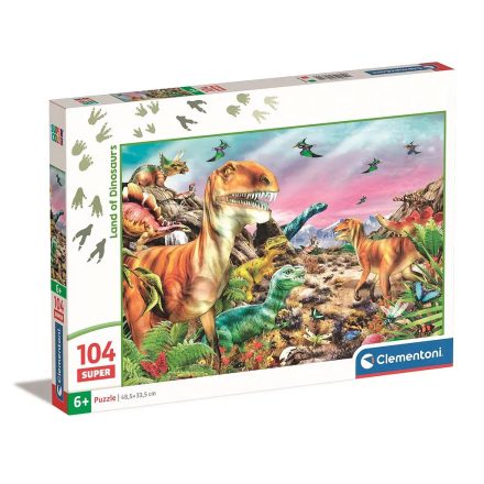 Dinoszaurusz puzzle 104 db-os (Land)