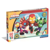   Osvetnici Ready Iron Man i njegov supertimski 60-dijelni maxi puzzle Clementoni